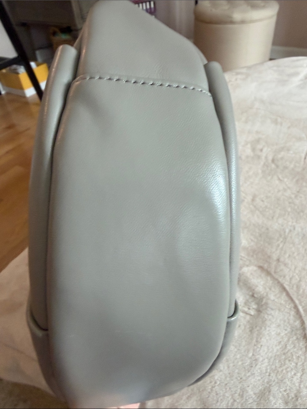 STAUD Crescent Shoulder Bag in Grey - Picture 5 of 8